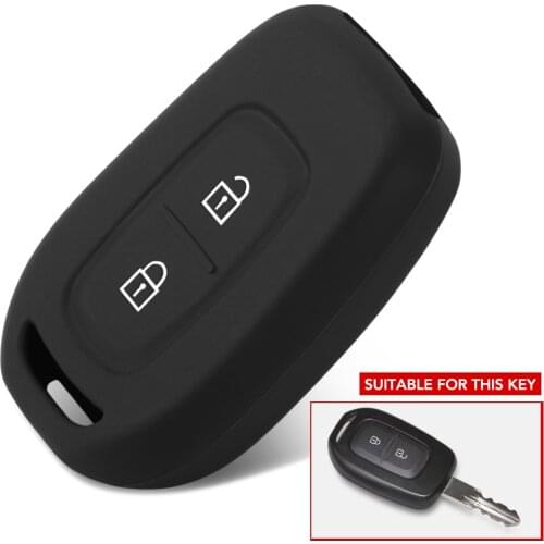 2B Remote Silicone Key Case Cover For Renault Scenic Master Megane Duster Logan Clio Captur Laguna Fluence 2016 2017