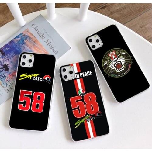 SUPER SIC 58 TRIBUTE MARCO SHILOUETTE Phone Case for iphone 12 pro max mini 11 pro XS MAX 8 7 6 6S Plus X 5S SE 2020 XR cover
