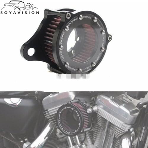 Motorcycle Air Filter Air Cleaner Intake System Kit For Harley Sportster XL883 XL1200 Iron 883 48 72 Seventy-Two 1991-2021