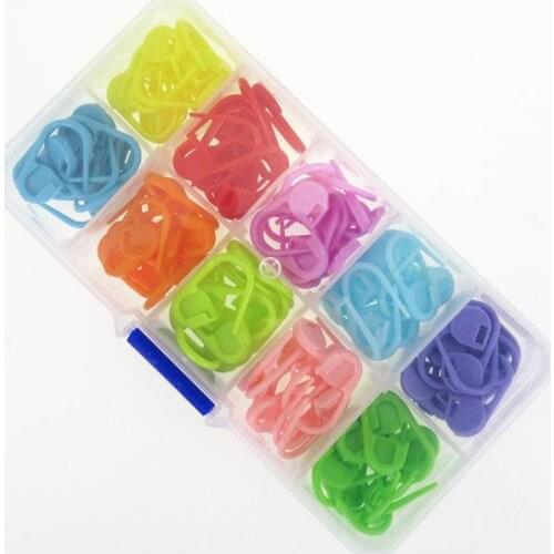 100set Mini Knitting Crochet DIY Handmade Knitting Accessories Crochet Locking Stitch Markers Sewing Tool SL8868