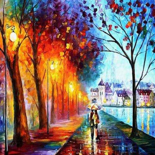 Dropship 3D Photo Wallpaper European Town Colorful Landscape Home Decoration TV Decoration Background Wallpaper Murals