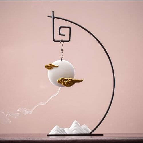 Backflow Incense Burner Aromatherapy ing Cone Holder Home Ornaments