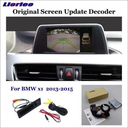 Car Rear View Backup Reverse Parking Camera For BMW X1 E84 F48 2010-2019 2020 Update System Decoder Full HD CCD Accesories