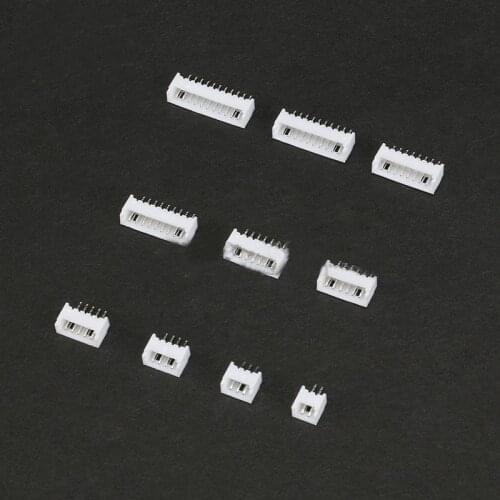 Free ship 20PC Male connect 1.25mm Pitch straight pin Connector connector Plug-in connector 2P~11P