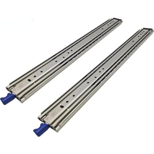 Factory price 76mm full extension telescope channel tandem box heavy duty drawer slides