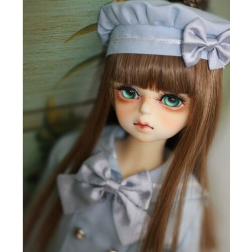D01-P082 children handmade toy 1/4 Doll Accessories BJD/SD doll clothes Light blue sailor suit aristocratic school uniform