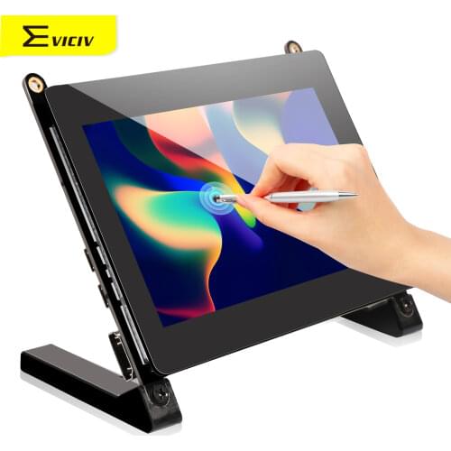 EVICIV 5 Inch Raspberry Pi Touch Screen Set RasPi Portable Monitor Rasberry LCD Display RaspberryPi TouchScreen HDMI USB DIY Kit