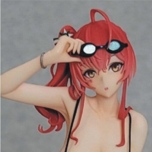 GK Figure Handmade Resin White Mold Azura Lane Swimsuit Zara Unpainted Kits Spot