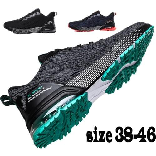 Trail Running Shoes Men Outdoor Anti Slip Luxury Walking Shoes Gray Black Breathable Athletic Sneakers Men Light Sport Sneakers