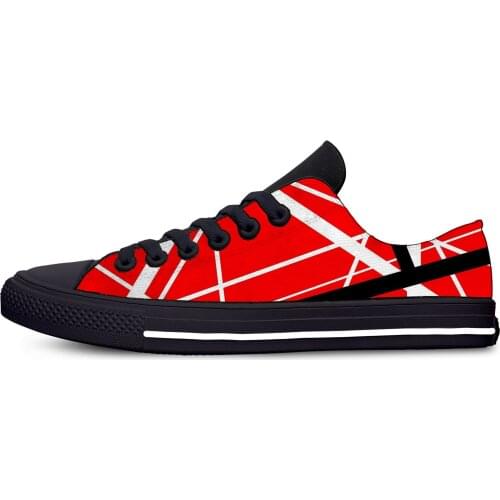 Van EVH 5150 STRIPES Halen Summer Lightweight Classic Canvas Shoes Men Women Casual Breathable Sneakers