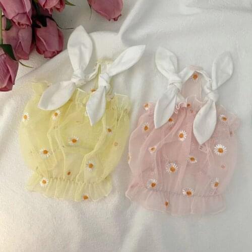 Summer Pet Cat Dog Dress Clothing Puppy Corgi French Bulldog Clothes Skirt Chihuahua Yorkshire Pomeranian Poodle Schnauzer Pug