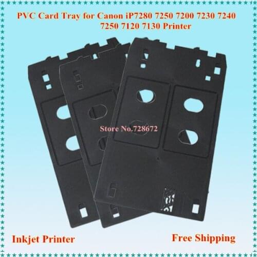 PVC ID Card Tray For Canon MG 7580 7720 7520 6300 5240 5400 IP 7120 7130 7200 7210 7230 7240 7250 7120 7550 inkjet Printer