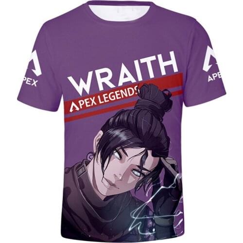 2019 Fashion 3D Print Hot Game Apex Legends T-shirt Round Neck Boys and Girls Summer Casual T-shirt Sweatshirts 3D T shirt Men