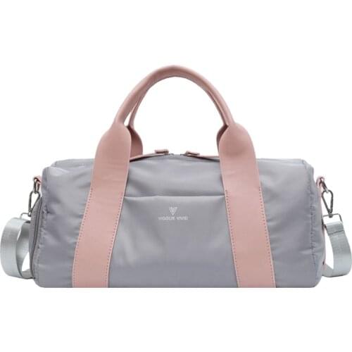 New Travel Bag Women With Shoes Organizer Bag Wet Dry Separation Overnight Bags Sport&Yoga&Swim&Gym Bag Weekend Bag Handbag Tote