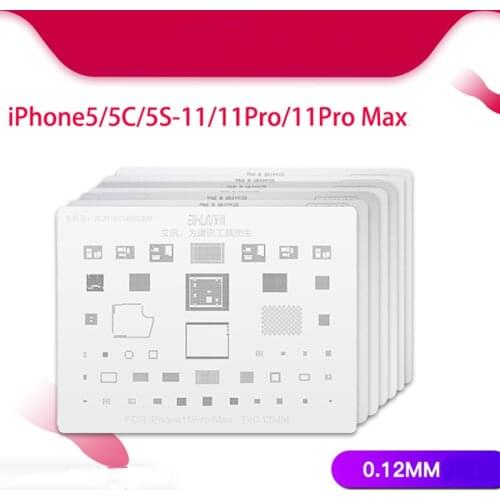 AxunT0.12mm High Temperature Resistant Tin Planting Steel Mesh Is Used For IPhon5 -8P XS Max /XR11Pro11Pro Max Tin Planting