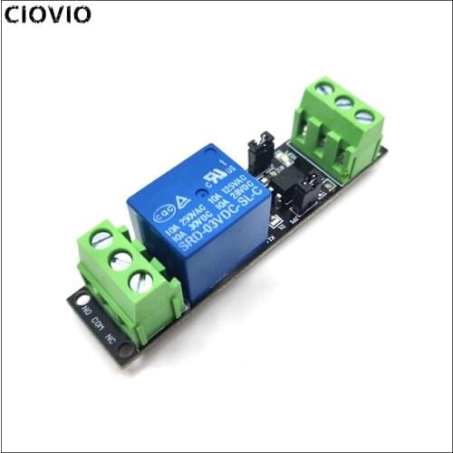 CIOVIO 10PCS 1 Channel DC 3V Relay High Level Driver Module Optocoupler Relay Module Isolated Drive Control Board for Arduino