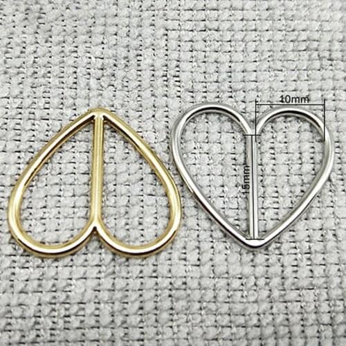 Peach heart Belt buckle gold color sexy Japanese style Simple fashion generous accessories temperament