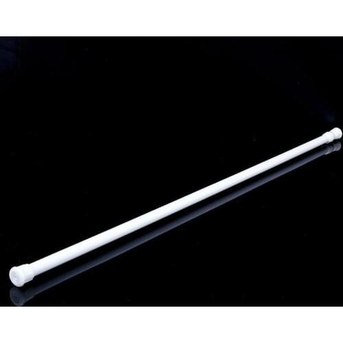 Adjustable Curtain Rod Metal Spring Loaded Bathroom Bar Shower Extendable Telescopic Poles Rail Hanger Rods H88F
