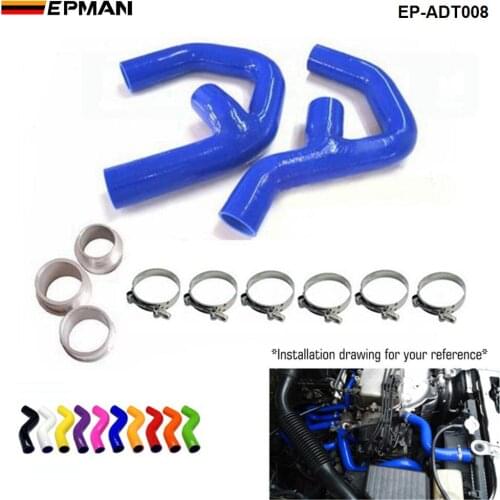 Silicone Turbo boost Intercooler Hose Kit For Audi New TT A3 TFSI TDI EP-ADT008