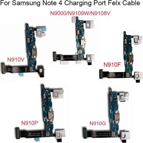 Dock Connector USB Charger Charging Port Flex Cable Ribbon For Samsung Galaxy Note 4 N910f N9100 N910L N910S N910K N910F N910C