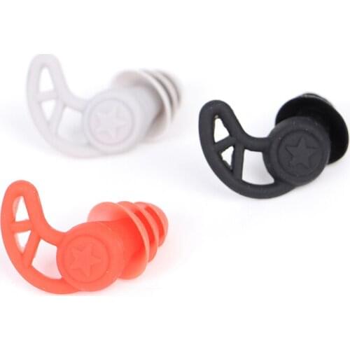 1 Pair Silicone Earplugs Sleep Anti-Noise Ear Protection Reduction Cancelling New