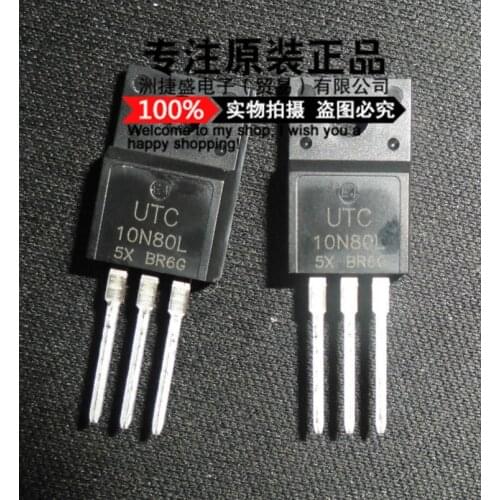 100% New Original In Stock UTC10N80L 10N80L 10N80 TO-220F UTC MOS
