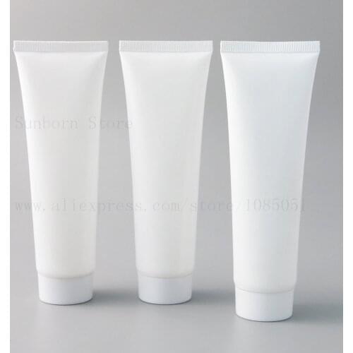 30 x Cosmetic Soft Tube 100ml plastic Lotion Containers Empty Makeup squeeze tube Bottles Emulsion Cream Packaging 100g