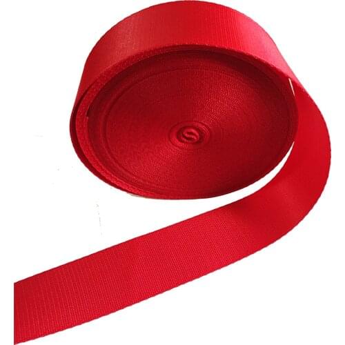 3M-30M Red European Standard Car Seat Belt Webbing Car Personalized Modification Seat Belt Webbing Car Accessories