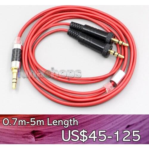 LN006672 4.4mm XLR 2.5mm 99% Pure PCOCC Earphone Cable For Sony MDR-Z1R MDR-Z7 MDR-Z7M2 With Screw To Fix