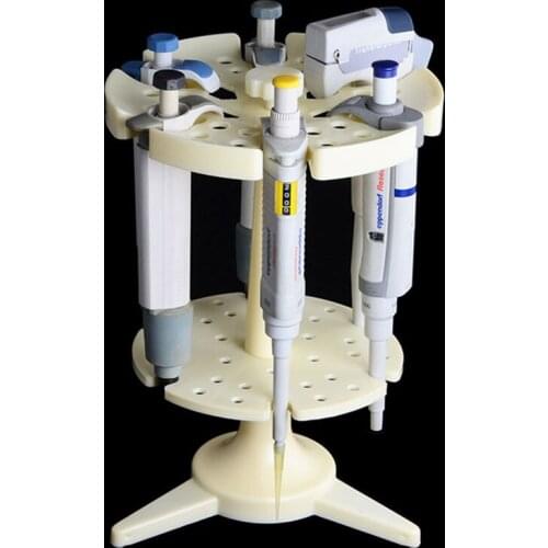 Multipurpose pipette frame Disk pipette rack Pipette gun pipette holder support stand