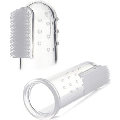 Soft Silicone Baby Toothbrush Toddler Baby Teether Teething Ring Training Toothbrushes Newborn Brush Tool For Kids CSP-051