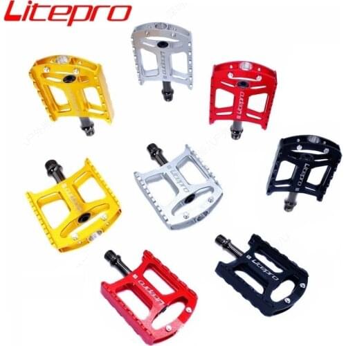 Litepro Road Folding Bike Pedal Aluminum Alloy Ultralight Hollow Cycling Pedal For Brompton Bike Pedal