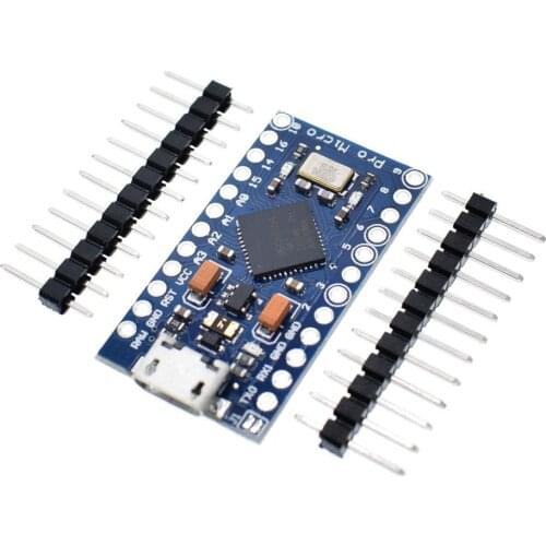 Pro Micro ATmega32U4 5V 16MHz Replace ATmega328 For arduino Pro Mini With 2 Row Pin Header For Leonardo Mini Usb Interface
