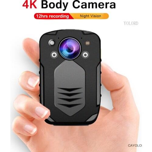 Luxury 4K FHD 1080P 1296P Mini Body Police Camera Cam Sport Outdoor Car DV DVR Security Worn Camcorder