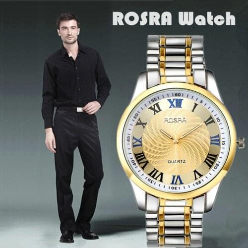 Luxury All Steel Mens Watch Erkek Kol Saati Quartz Watch Mens Watch Silver Gold Male Clock Classic Relogio Masculino
