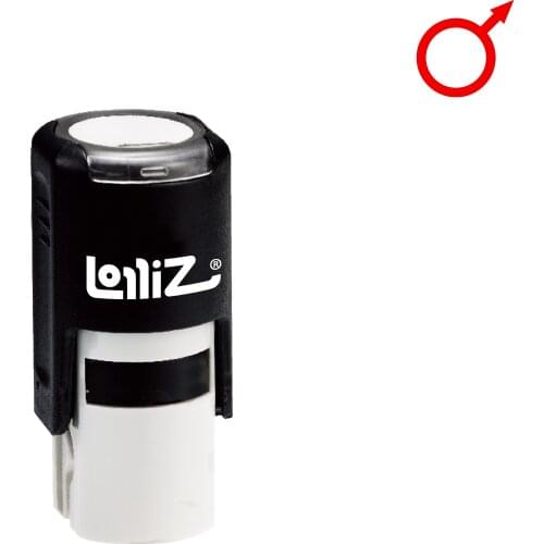 LolliZ Planetary Symbol Series - Mars Self-Inking Rubber Stamp