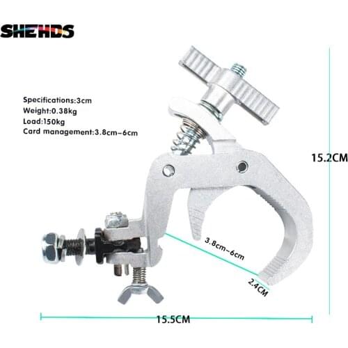 SHEHDS Aluminum lights hook LED Moving head hooks professional stage equipment led stage light truss dj club light hanging hook