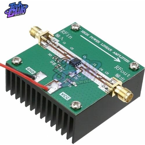 RF2126 400MHZ-2700MHZ Broadband RF Power Amplifier 2.4GHZ 1W For Bluetooth Ham Radio Amplifier with Heat Sink