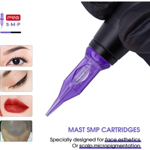 Mast Pro Tattoo Cartridge Needles 1RL 3RL Round Liner Tattoo Pen Supplies SMP&PMU Lips Eyebrows Permanent Makeup Machine Needles