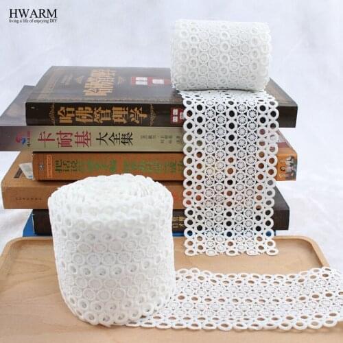 10cm lace fabric DIY wedding decoration water-soluble bar code lace ribbon garment accessories milk silk embroidery lacefabric