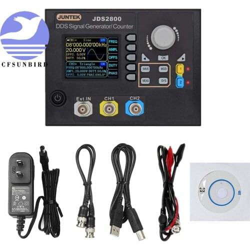 15MHz 40MHz 60MHZ Signal Generator Digital Control Dual-channel DDS Function Signal Generator frequency meter Arbitrary