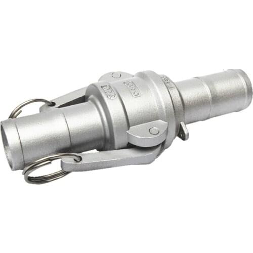 1" 26mm OD Hose Barb 304 Stainless Steel C + E Type CamLock Fitting Pump Adapter Cam Groove Coupling