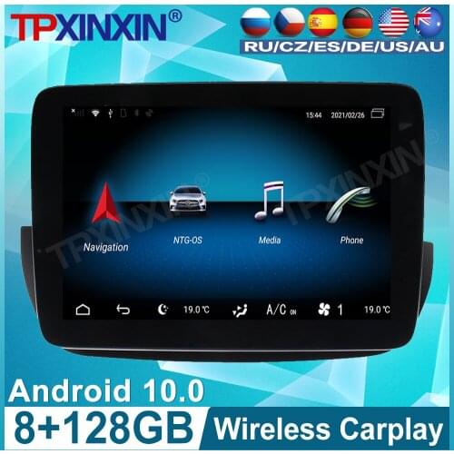 128G For Mercedes Benz A CLA GLA G 2013 - 2019 Android 10 Car Radio Tape Recorder Multimedia Player GPS Navigation 8.5'' Screen