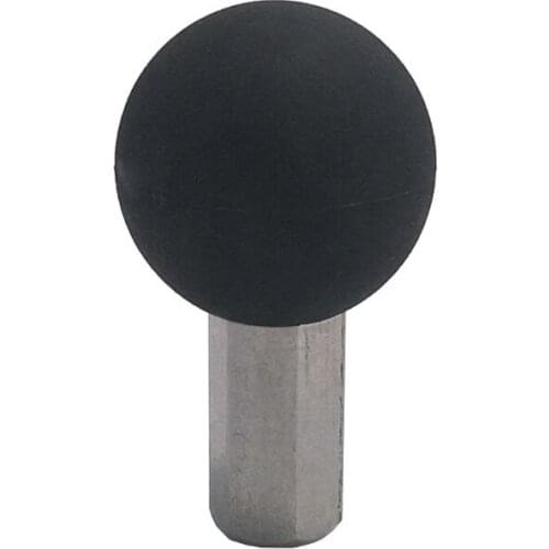 Stainlessl Motorcycle Bracket Holder Adapter To 1 Inch Rubber Ball Head Mount