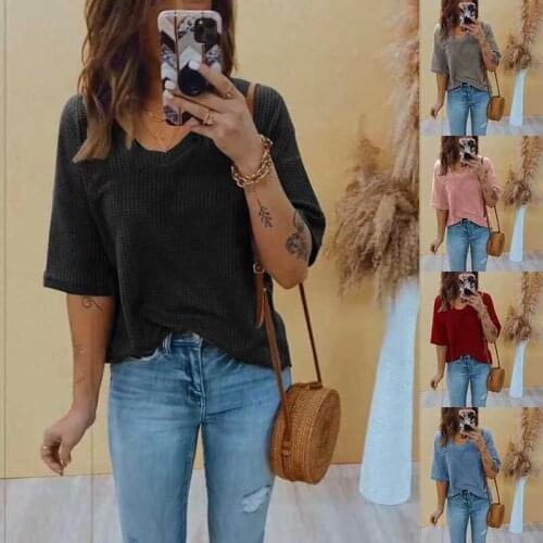 Женские однотонные футболки JUNGLiZY China At AliExpress