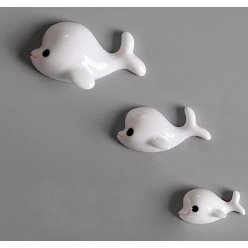 Creative Cartoon 3D Dolphin Refrigerator Paste Magnet Message Stick Strong Magnetic Sticker Animal MagneticHome Decoration