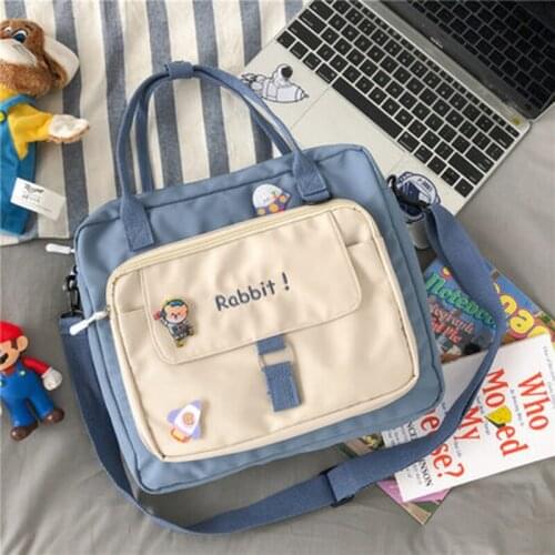 Japanese Style Multifunctional Backpack Women Cute Student College Schoolbag Large Kawaii Ladies Waterproof Nylon Bag WY231