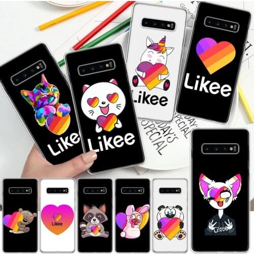 Fashion Likee Cat Bear Love Heart Phone Case For Samsung Galaxy A51 A71 A70 A50 A40 A30 A21 A20E A10S A41 A01 A6 A7 A8 A9 Plus