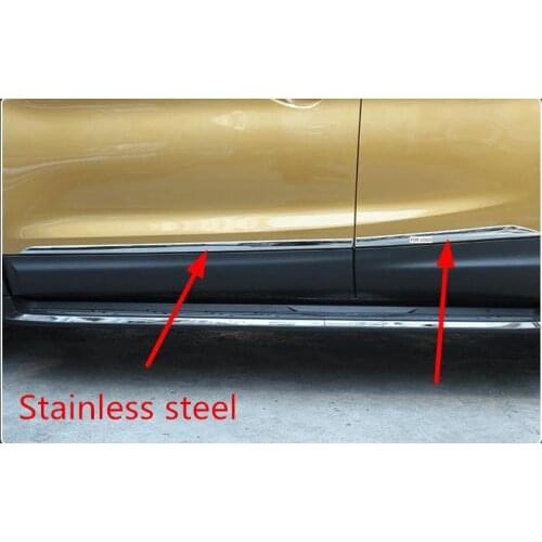 Stainless steel Door Body Molding FOR Nissan Qashqai J11 2014 2015 2016 Accessories Side Trim Cover