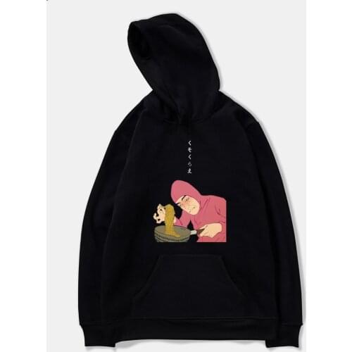 Pink Guy Ramen King VAPORWAVE Women/Men Sweatshirts Hoodie Harajuku Casual Hoodies Sweatshirt Men Fashion Plus Size Jacket Coat